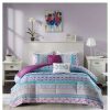 Comforter Bedding Sets * | Best Reviews Of Intelligent Design Callie Floral Printed Comforter Set Purple