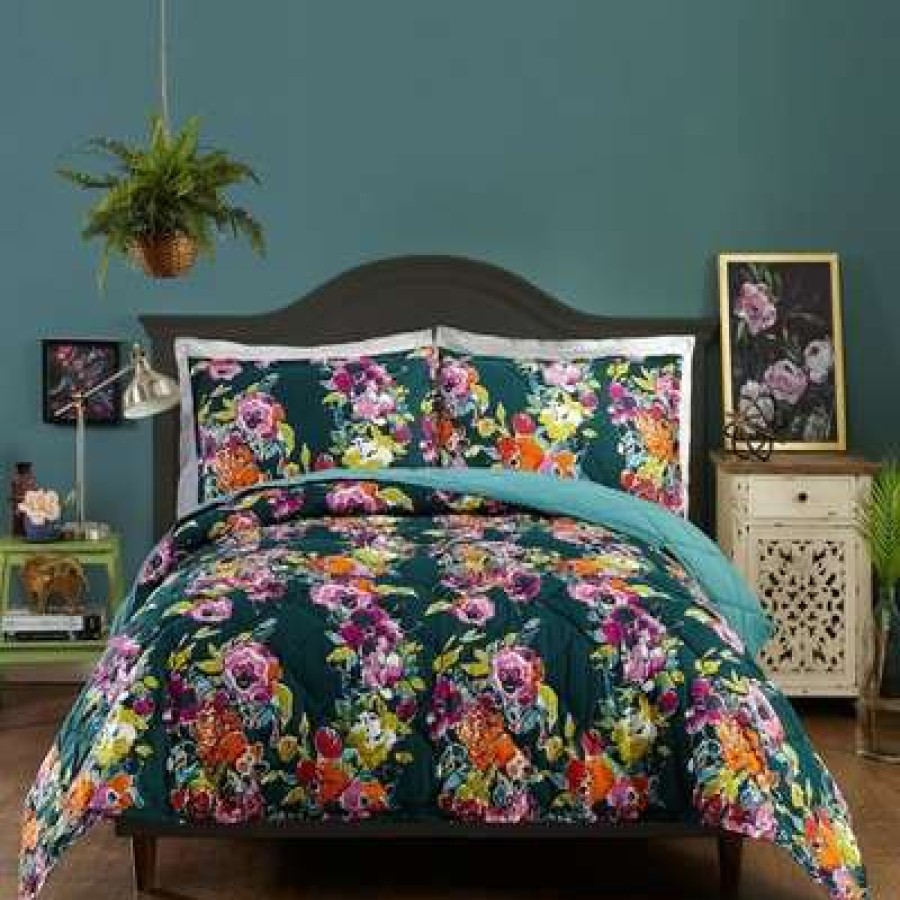 Quilt Bedding Sets * | Promo Bari J For Makers Collective Botanist Full/Queen 3Pc Quilt Set Green