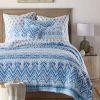 Quilt Bedding Sets * | Hot Sale Aquatine Quilt And Pillow Sham Set Levtex Home