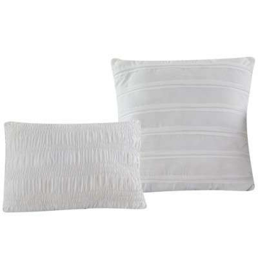 Comforter Bedding Sets * | Outlet Modern Threads 7 Piece Embellished Comforter Set Kate White.