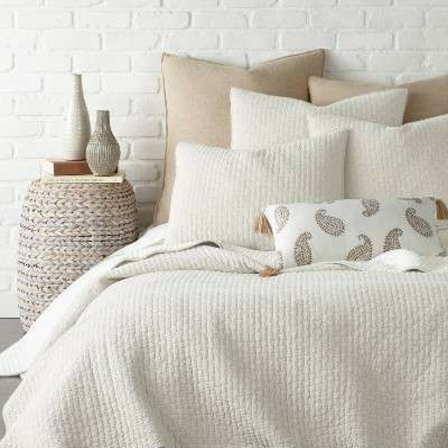 Quilt Bedding Sets * | Outlet Solid Quilt And Sham Set The Industrial Shop