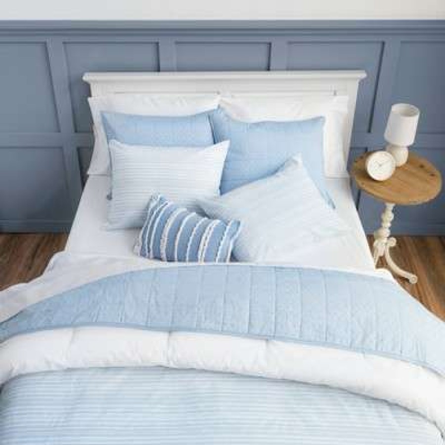 Duvet Cover Bedding Sets * | Hot Sale Martha Stewart Homestead Stripe Duvet Set