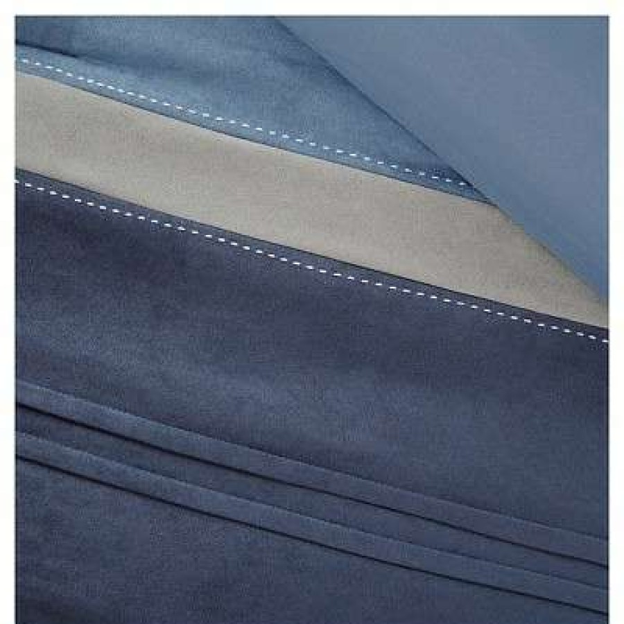 Comforter Bedding Sets * | Promo Madison Park Comforter Set 7Pc Colorblock Rodgers Navy