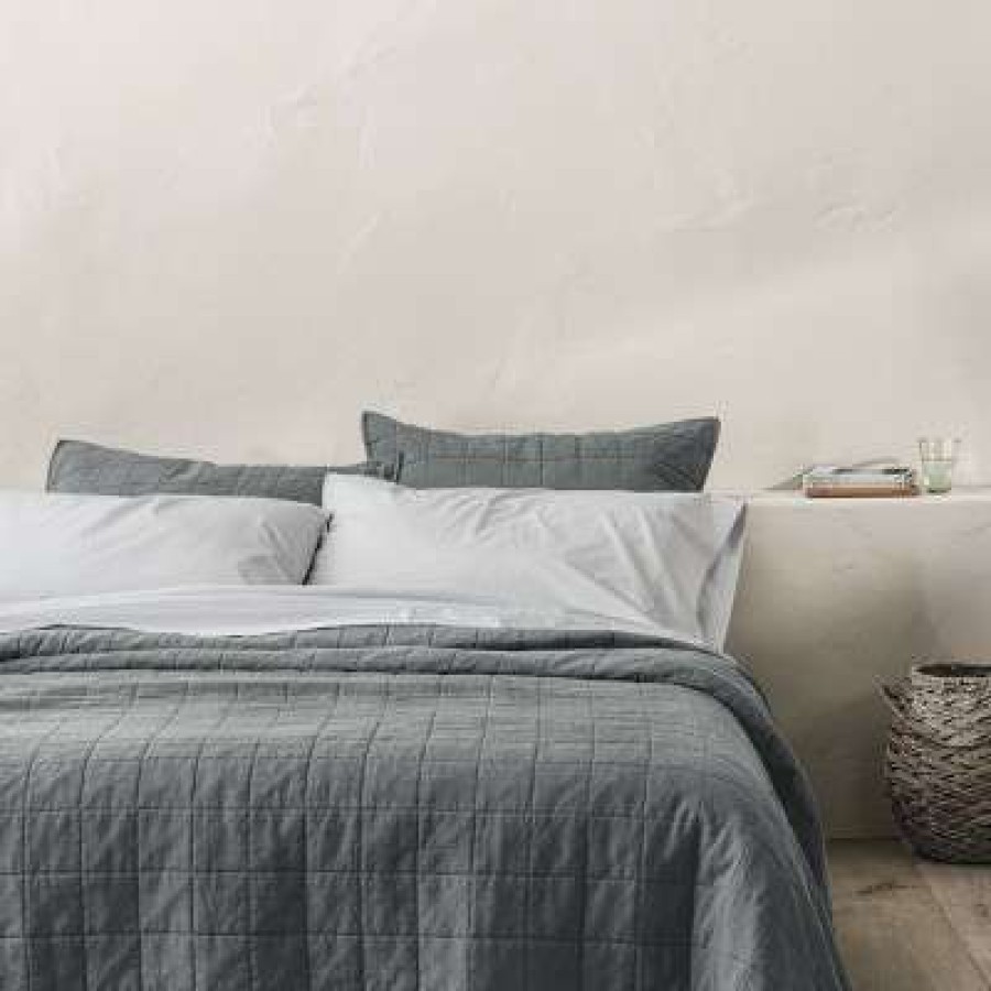 Bedding Collections * | Deals Washed Supima Percale Sheet Set Collection Casaluna