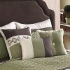 Comforter Bedding Sets * | Brand New 7Pc Fairmont Comforter Set Sage Green/Brown/Ivory Riverbrook Home