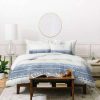 Duvet Cover Bedding Sets * | Discount Holli Zollinger French Chambray Tassel Duvet Set Deny Designs Blue