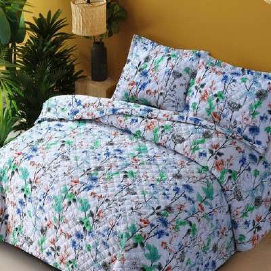 Quilt Bedding Sets * | Deals Chloe Printed Oversized Quilt Set Azores Home Multicolored