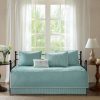 Quilt Bedding Sets * | Brand New Madison Park Blue Natalie Daybed Cover Set (75 39") 6Pc