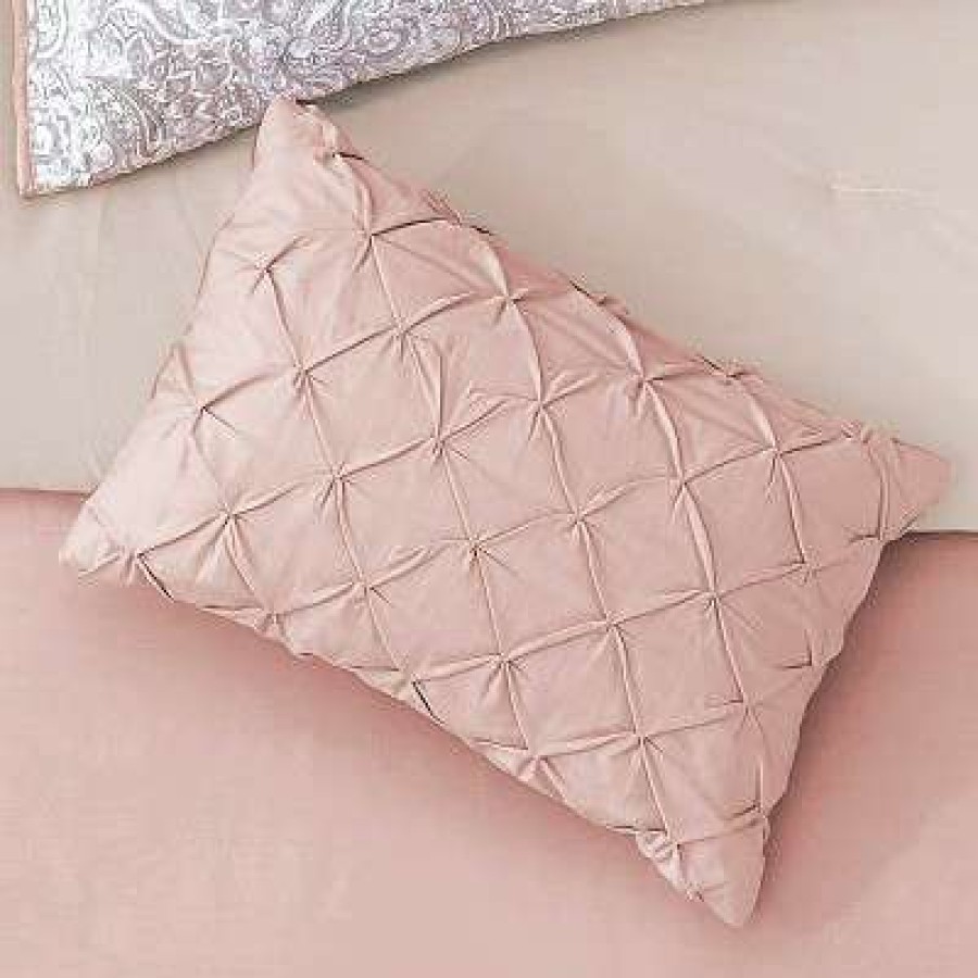 Comforter Bedding Sets * | Outlet Riverbrook Home Katie Layered Comforter & Coverlet Set Blush/Taupe