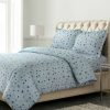 Duvet Cover Bedding Sets * | Cheapest Floryn Printed Flannel Oversized Duvet Cover Set Tribeca Living