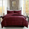 Duvet Cover Bedding Sets * | Brand New Woolrich Flannel Check Print Cotton Duvet Cover Set