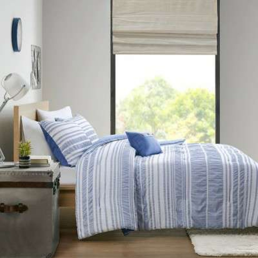 Comforter Bedding Sets * | Best Deal Intelligent Design Cameron Striped Comforter Set