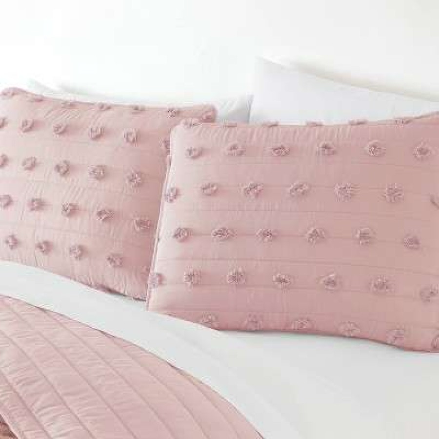 Quilt Bedding Sets * | Wholesale Solid Eyelash Quilt Set Mudd