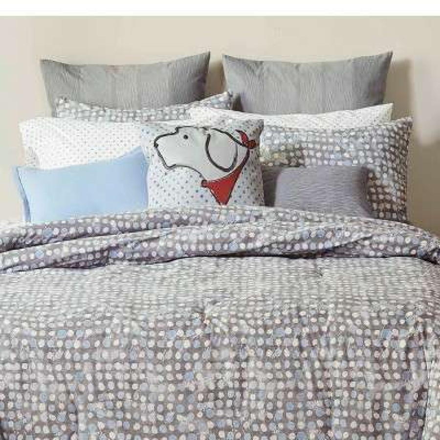 Duvet Cover Bedding Sets * | Best Pirce Ed Ellen Degeneres Ed By Ellen Degeneres Soledad Reversible Duvet Cover Set Gray