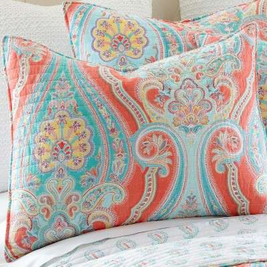 Quilt Bedding Sets * | Cheap Greenwich Multi Quilt And Pillow Sham Set Levtex Home