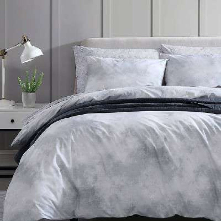 Comforter Bedding Sets * | Promo Koto Clouds Comforter & Sham Set City Scene Gray