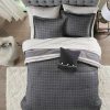 Comforter Bedding Sets * | Coupon Madison Park Full 8Pc Wade Reversible Bedding Set Gray/Charcoal