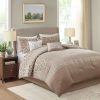 Comforter Bedding Sets * | Flash Sale Madison Park Kaden Jacquard Comforter Set Taupe