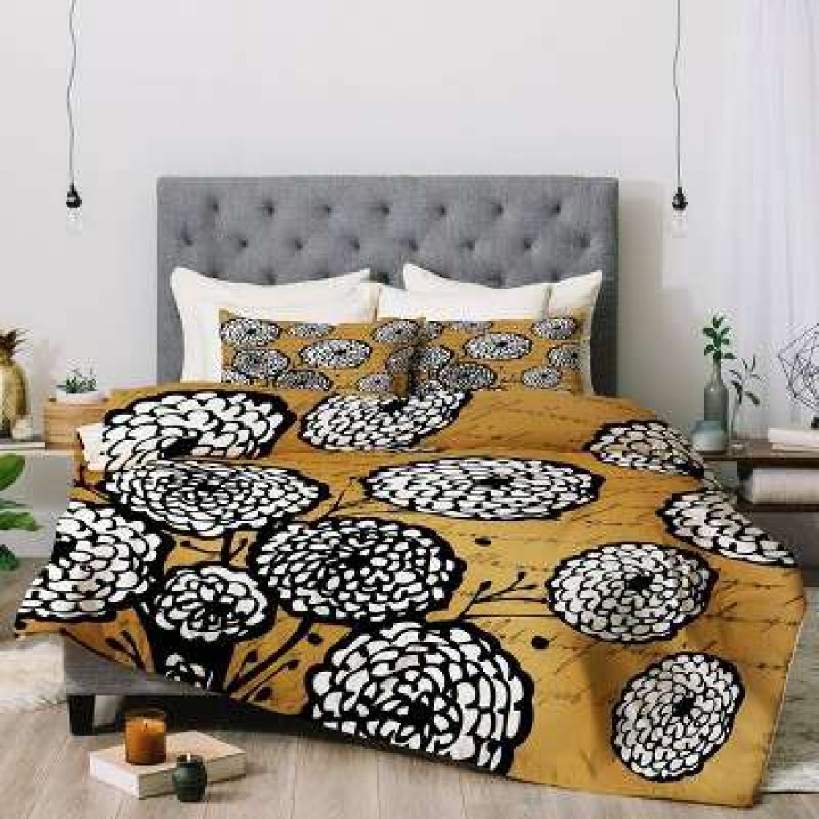 Comforter Bedding Sets * | Best Reviews Of Deny Designs Julia Da Rocha Flowery Letter Comforter Set