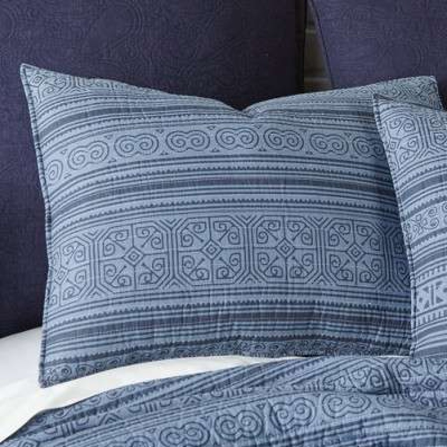 Quilt Bedding Sets * | Best Pirce Tolteca Quilt Set Indigo Levtex Home