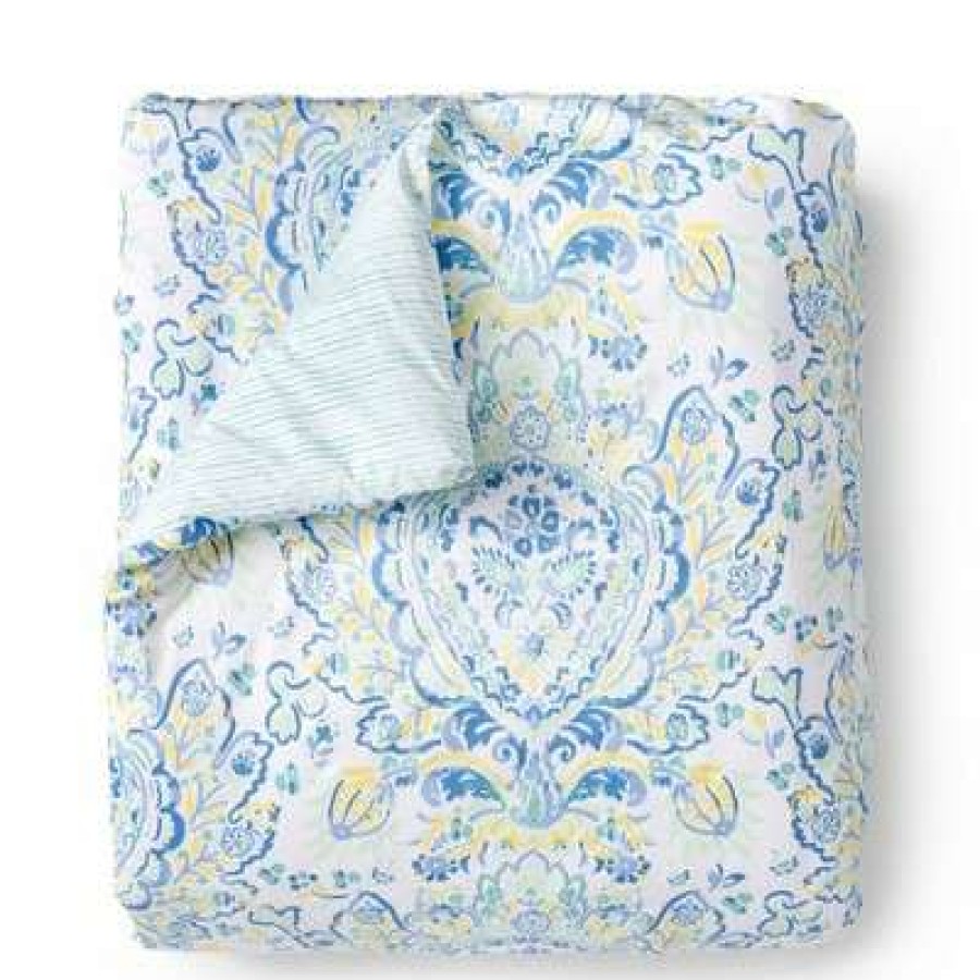 Duvet Cover Bedding Sets * | Best Reviews Of Yasmin Cotton Sateen Duvet Cover Set Martha Stewart