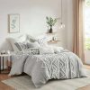 Duvet Cover Bedding Sets * | Top 10 Ink+Ivy Hayes Chenille Cotton Duvet Set Gray