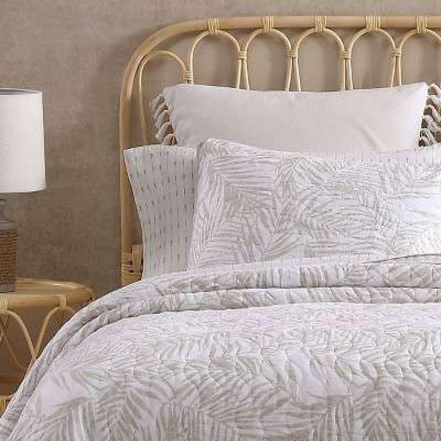 Quilt Bedding Sets * | Wholesale Palmday Cotton Quilt & Sham Set Tommy Bahama