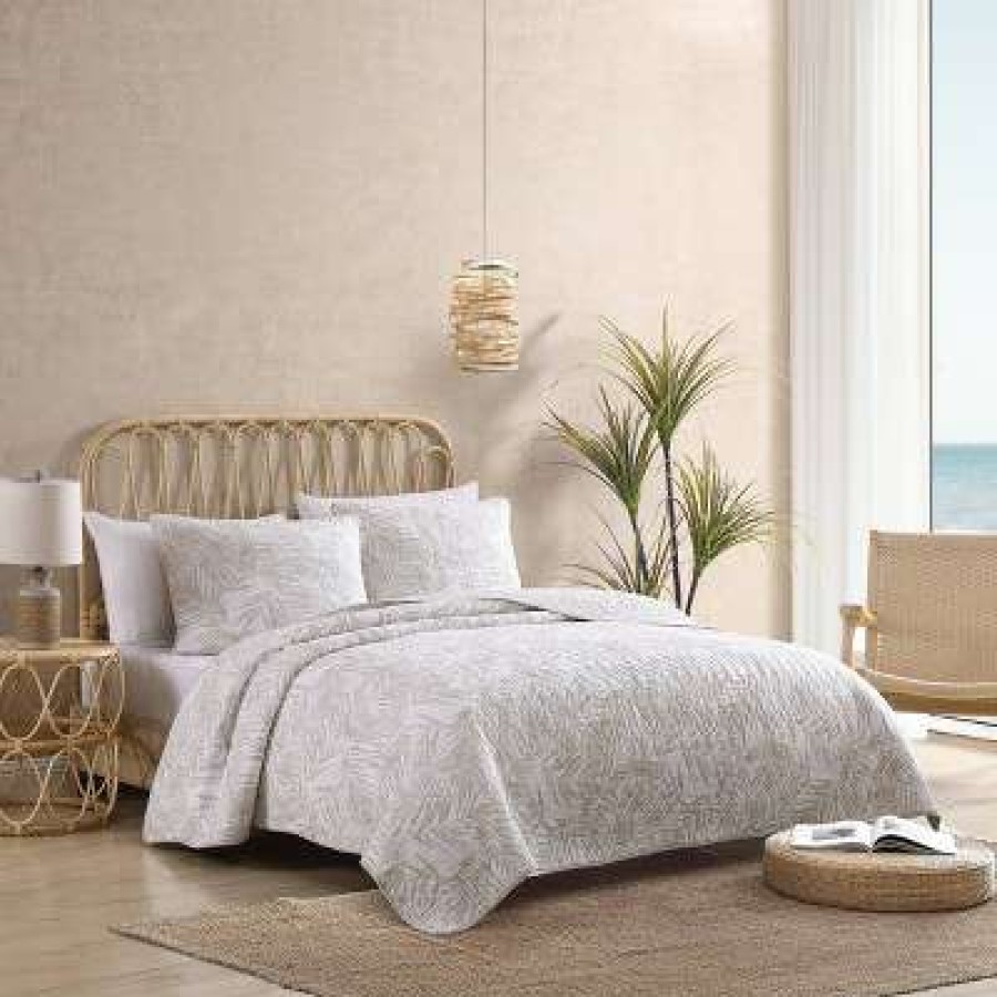 Quilt Bedding Sets * | Wholesale Palmday Cotton Quilt & Sham Set Tommy Bahama