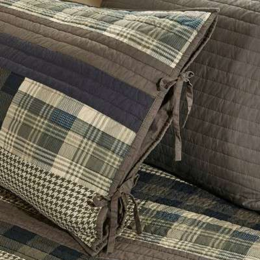 Coverlet Bedding Sets * | Outlet Woolrich Winter Plains 5 Piece Day Bed Cover Set Tan