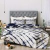 Duvet Cover Bedding Sets * | Discount Little Arrow Design Co Shibori Tie Dye Duvet Set Deny Designs Blue