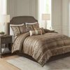 Comforter Bedding Sets * | Budget Madison Park 7Pc Mirage Polyester Jacquard Comforter Bedding Set