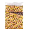 Quilt Bedding Sets * | Cheapest Sunny Garden Quilt & Sham Set Yellow/Pink/Black Teresa Chan For Makers Collective