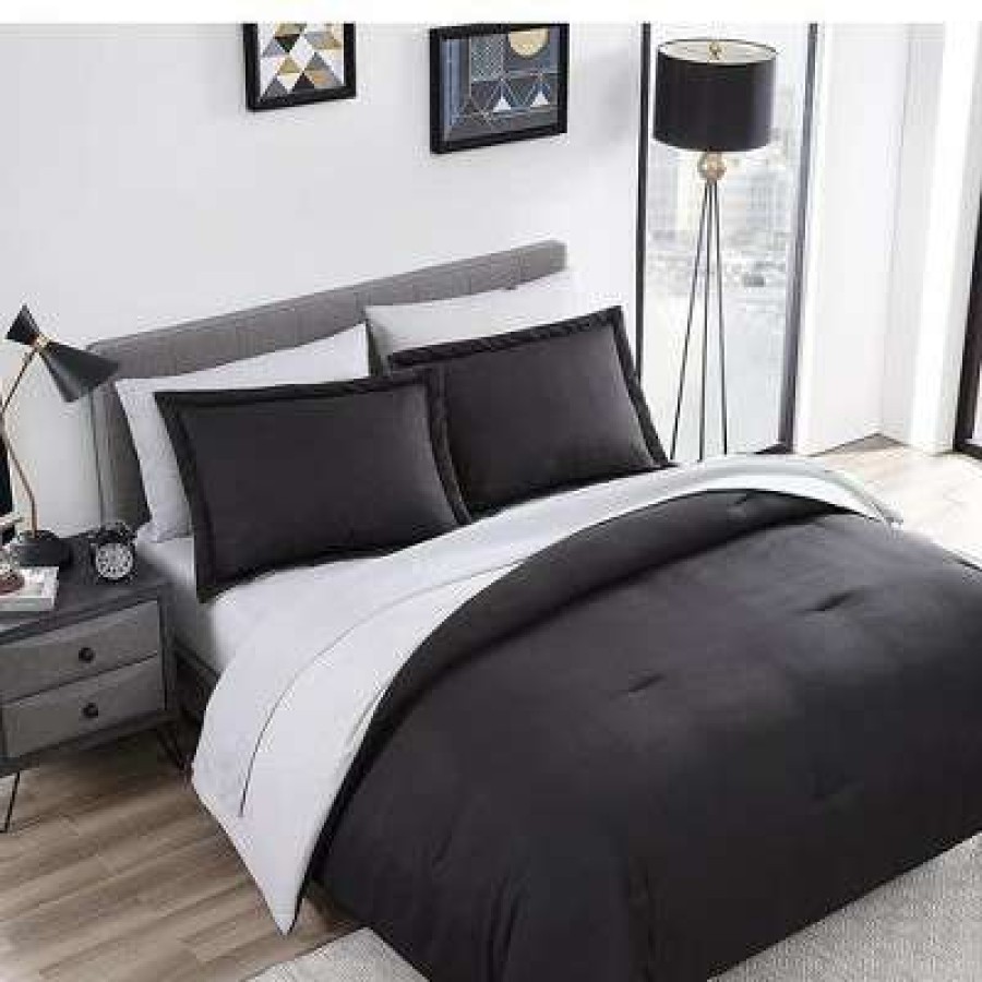 Comforter Bedding Sets * | Promo The Nesting Company Chestnut Collection Reversible Bed In A Bag Bedding Down Alternative 7 Piece Comforter And Sheet Set, Hotel Quality Luxuriously Soft Lightweight And Comfortable Microfiber