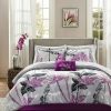 Comforter Bedding Sets * | Wholesale Madison Park Kendall 9 Piece Comforter Set Purple (Queen)