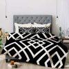 Comforter Bedding Sets * | Best Reviews Of Three Of The Possessed Inbetween Comforter Set Deny Designs Black/White