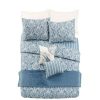 Comforter Bedding Sets * | Top 10 Tonal Damask Comforter Set Jessica Simpson Teal