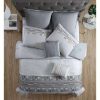 Comforter Bedding Sets * | Best Pirce Full Dori Geometric Comforter & Sham Set Gray Hallmart Collectibles