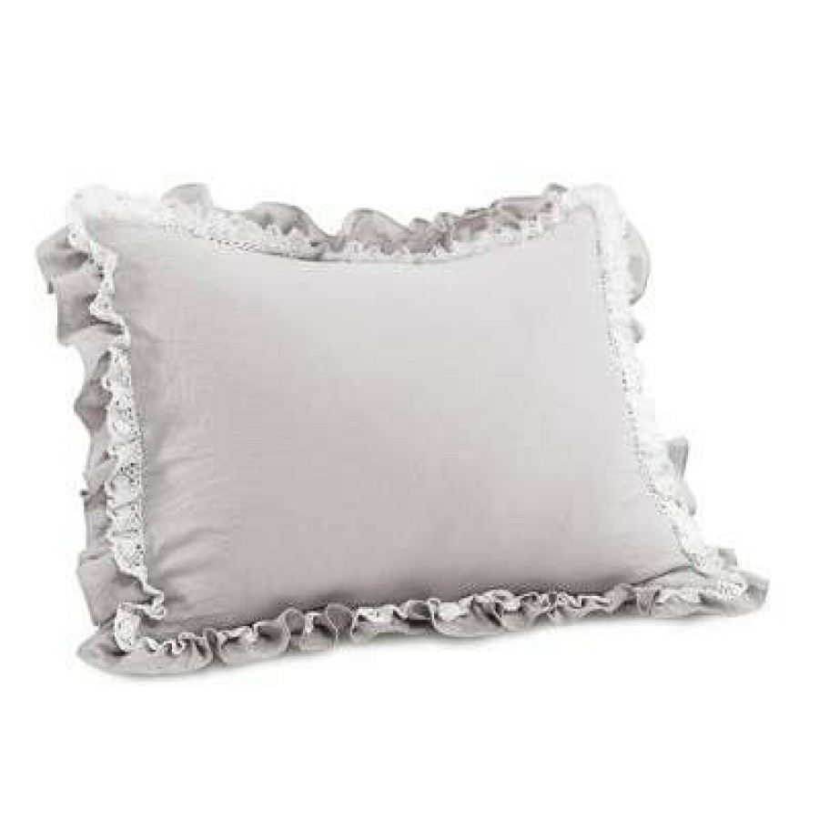 Comforter Bedding Sets * | Top 10 Lush Decor Ella Lace Ruffle Comforter Set Lush Decor