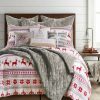 Quilt Bedding Sets * | Brand New Silent Night Holiday Quilt Set Levtex Home