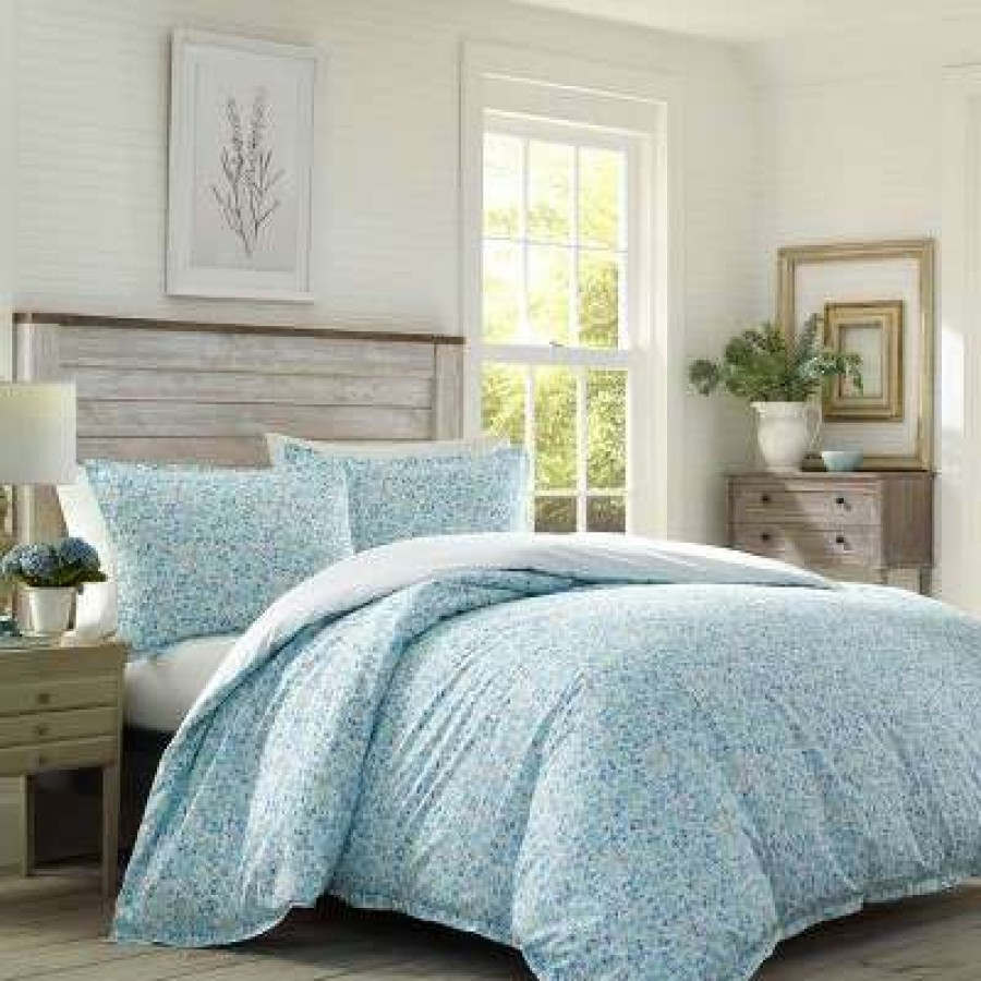 Duvet Cover Bedding Sets * | Coupon Jaynie Stonewashed Reversible Duvet Cover & Sham Set Laura Ashley