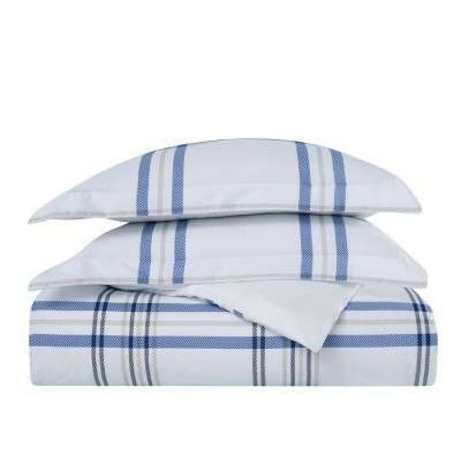 Duvet Cover Bedding Sets * | Best Deal London Fog Kent Plaid Duvet Set Multicolored