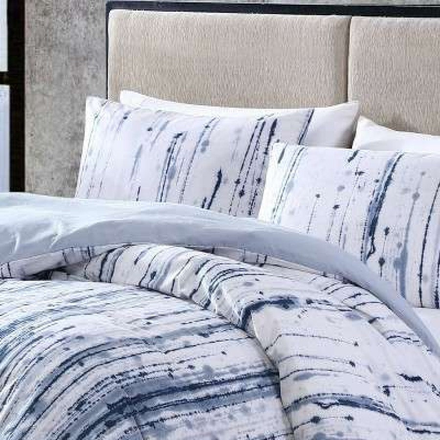 Duvet Cover Bedding Sets * | New Sokal Duvet Cover Set City Scene Indigo Blue