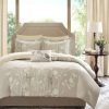 Comforter Bedding Sets * | Hot Sale Madison Park Holly Floral Comforter Set Taupe