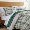 Duvet Cover Bedding Sets * | Flash Sale Eddie Bauer Timbers Plaid Reversible Duvet Cover & Sham Set