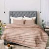 Comforter Bedding Sets * | Budget Holli Zollinger Zhi Stripe Comforter Set Deny Designs Pink