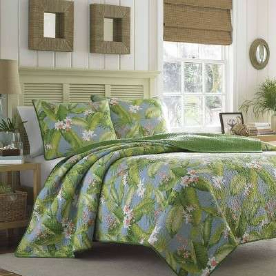 Quilt Bedding Sets * | Best Pirce Aregada Dock Quilt & Sham Set Tommy Bahama