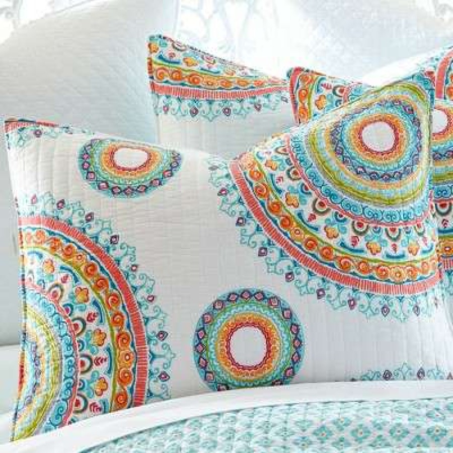 Quilt Bedding Sets * | Promo Mayla Medallion Quilt And Pillow Sham Set Levtex Home