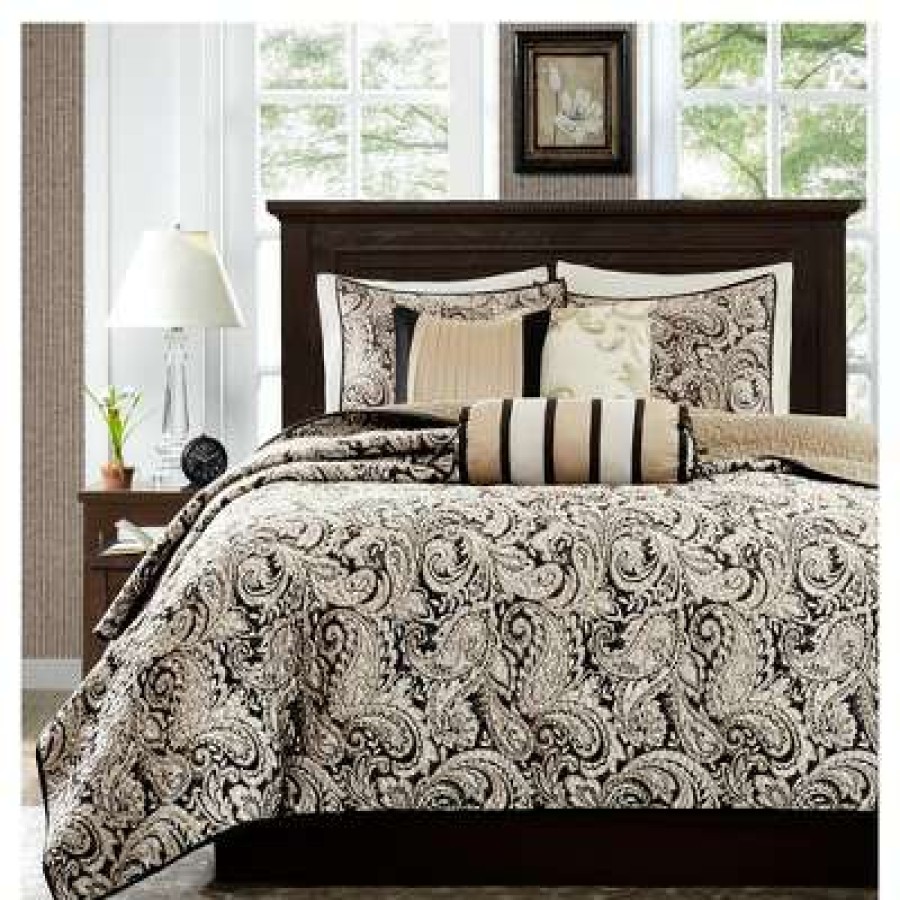 Quilt Bedding Sets * | Promo Madison Park 6Pc Charlotte Quilted Coverlet Set