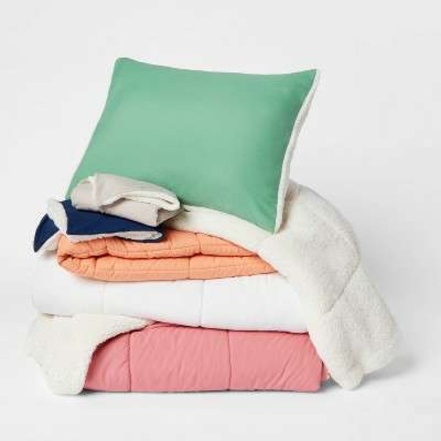 Bedding Collections * | Promo Sherpa Washed Microfiber Bedding Collection Room Essentials