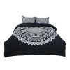 Comforter Bedding Sets * | Best Deal 3 Pcs Polyester All-Season Bedding Sets Piccocasa Black